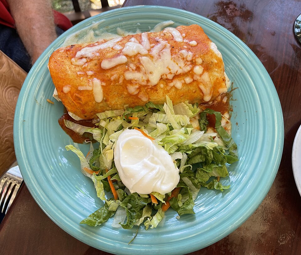 chicken burrito